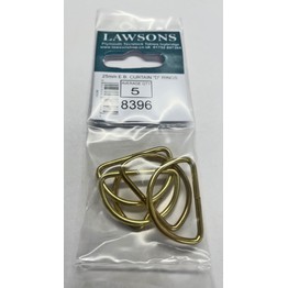 Curtain D Rings 25mm pack of 5