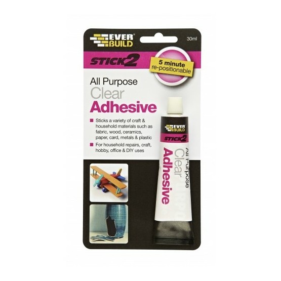 Everbuild All Purpose Clear Adhesive 30ml