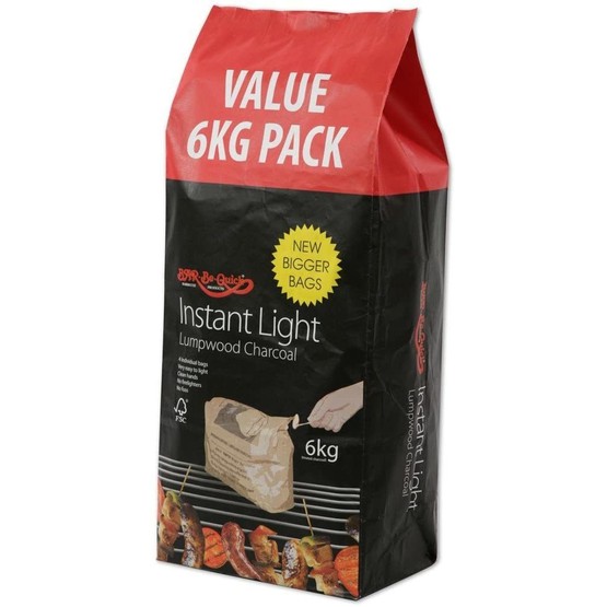 Bar-Be-Quick Instant Lighting Charcoal 4Pack