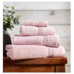 Cheshatex 100% Combed Cotton Plain Dyed Towels Pink