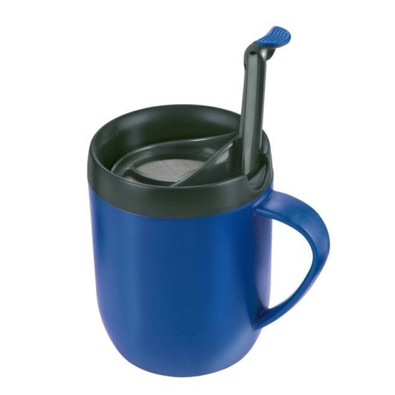Zyliss One Cup Cafetiere Hot Mug Blue