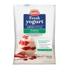 EasiYo Greek Style Rhubarb Yogurt Mix