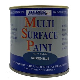 Bedec Multi Surface Paint Soft Gloss Oxford Blue 250ml
