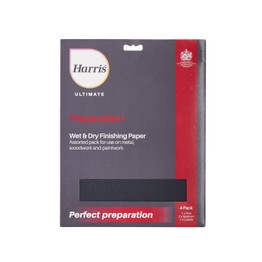 Harris Ultimate Wet & Dry Finishing Paper 4 pack