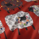 Duvet Cover Set Dotty Sheep Red additional 4