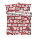 Duvet Cover Set Dotty Sheep Red additional 8