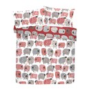 Duvet Cover Set Dotty Sheep Red additional 10