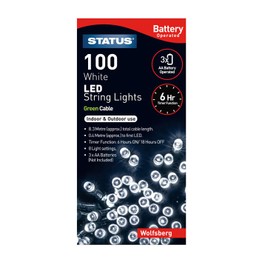 String Lights Battery Operated 100LED
