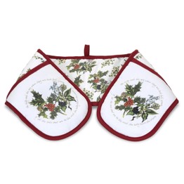 Pimpernel  The Holly and The Ivy Double Oven Glove