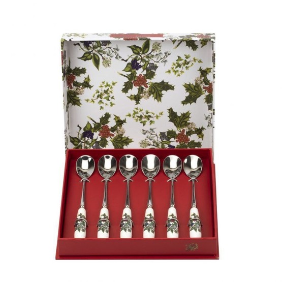 Portmeirion The Holly and The Ivy Tea Spoon Set of 6