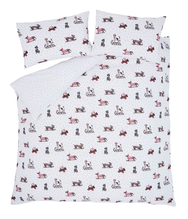 Fat Face Bedding Sledging Dogs Duvet, Duvet Covers With Dogs On Uk