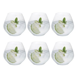 Dartington Stemless Copa Gin Glass Party Pack of 6