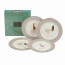 Sara Miller London Portmeirion Piccadilly Collection Cake Plates Set of 4 additional 1