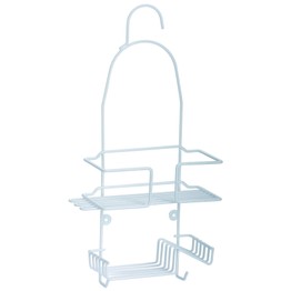 Shower Caddy Plastic Coated White BA0483P