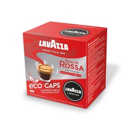 Lavazza Coffee Pod Pack of 16 Espresso Qualita Rossa