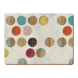 Creative Tops Retro Spot Pack Of 6 Premium Tablemats or Coasters