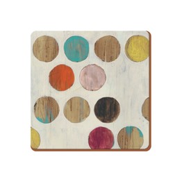 Creative Tops Retro Spot Pack Of 6 Premium Tablemats or Coasters