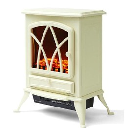 Stirling 2KW Electric Fire Stove Yellow/Cream WL46018C