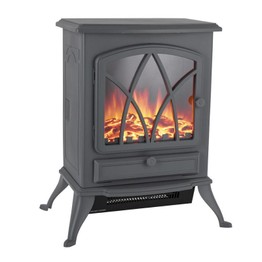 Stirling 2KW Electric Fire Stove Grey WL46018G