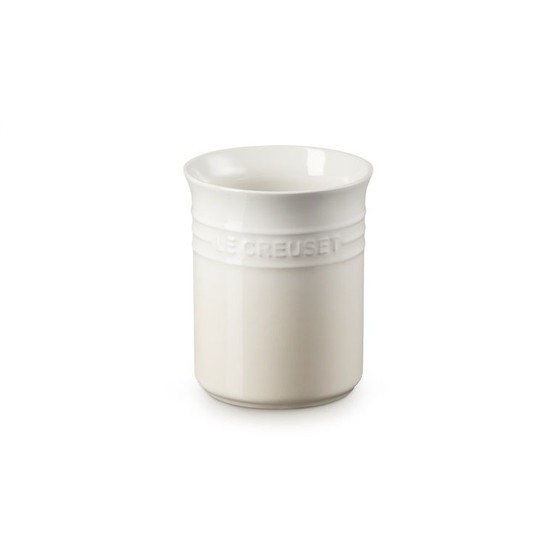 Le Creuset Stoneware Small Utensil Jar Meringue