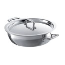 Le Creuset 3ply Stainless Steel 26cm Shallow Casserole With Lid additional 1