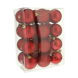 Festive Red Bauble 60mm Box of 24 P007964