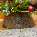 Festive Natural Willow Xmas Tree Skirt 40x57cm P010349 additional 2