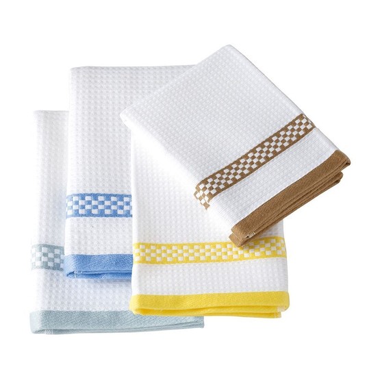 Stow Green Mayfair Cotton Waffle Tea Towel Asstd Colours