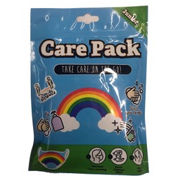Rainbow Stay Safe Care Pack Mask with Gel and Wipes