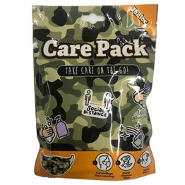 Camouflage Stay Safe Care Pack Mask with Gel and Wipes