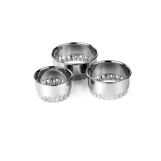 Tala 9517 Pastry Cutters Crinkle X3