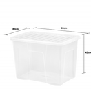 Wham Crystal 80ltr Box & Lid Clear - 11315 additional 3