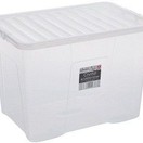 Wham Crystal 80ltr Box & Lid Clear - 11315 additional 1