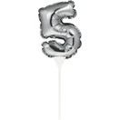 Mini Balloon Silver Cake Toppers additional 7