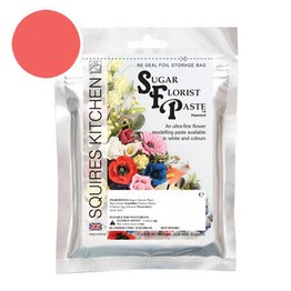 Squires Kitchen Sugar Florist Paste Poinsettia/ Christmas Red 100g