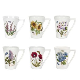 Portmeirion Pottery Seconds Botanic Garden Mugs 0.28ltr