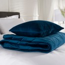 The Lyndon Company Chevron Velvet Quilted Throw additional 5