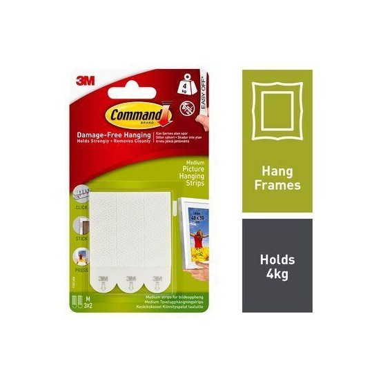 Command Medium Picture Hanging Strips 17201