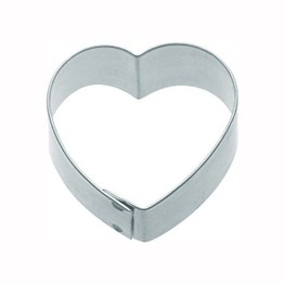 KitchenCraft Heart Shaped Metal Cookie Cutter 5cm