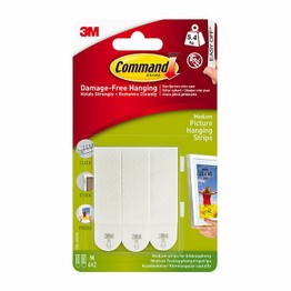 Command Medium Picture Hanging Strips Value Pack 17201-4pk