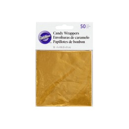 Wilton Gold Foil Wrappers Pk50