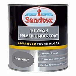 Sandtex® 10 Year Primer Undercoat Dark Grey Paint 750ml