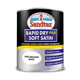 Sandtex® Rapid Dry Plus Soft Satin Paint 750ml