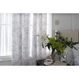 Curtains Toile De Jouy Grey