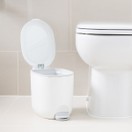 Addis Bathroom Pedal Bin White/Grey additional 3