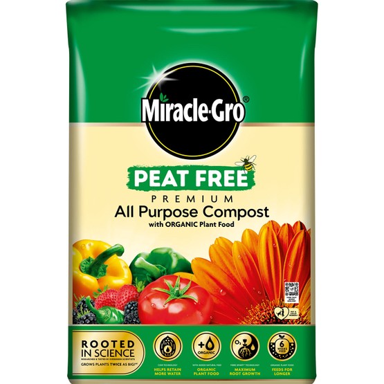 Miracle-Gro Peat Free All Purpose Compost 40ltr