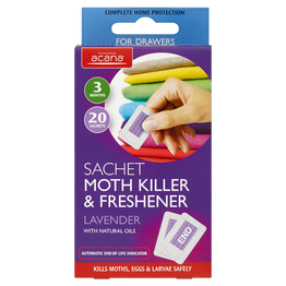 Acana Sachet Moth Killer & Freshener 20pk
