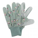 Briers Cotton Grip Gloves Triple Pack Posies Design Medium additional 2