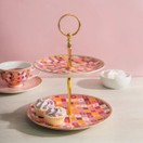 Maxwell & Williams Teas & C's Kasbah Rose Two Tiered Cake Stand additional 3