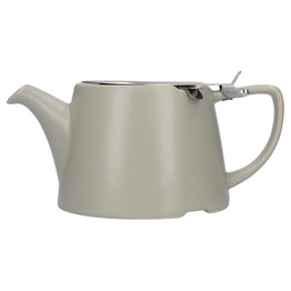 London Pottery Oval Filter Teapot 3cup Satin Grey